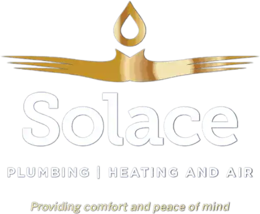 Solace Plumbing Heating and Air logo light version