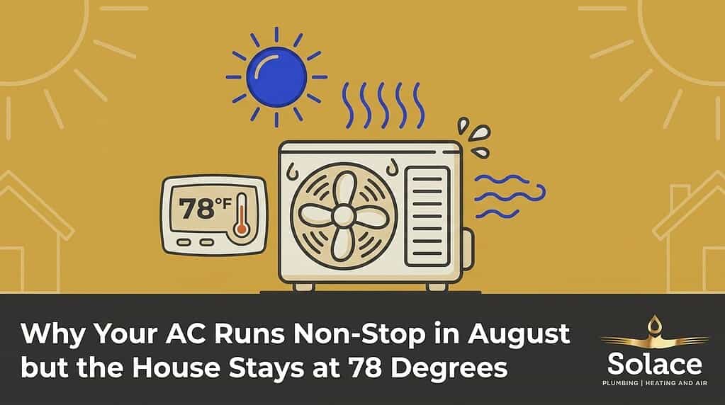 Why Your AC Runs Non-Stop in August but the House Stays at 78 Degrees — featured image