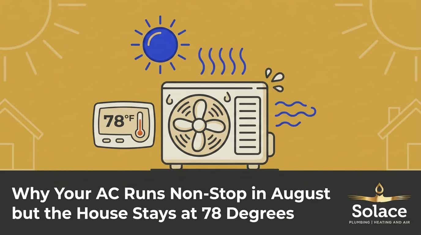 Why Your AC Runs Non-Stop in August but the House Stays at 78 Degrees — featured image