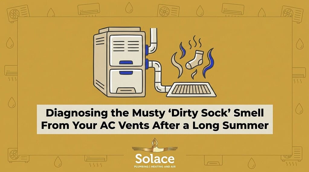 Diagnosing the Musty 'Dirty Sock' Smell From Your AC Vents After a Long Summer — featured image