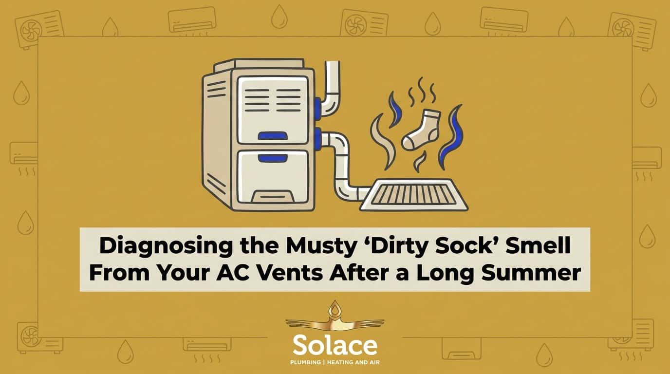 Diagnosing the Musty 'Dirty Sock' Smell From Your AC Vents After a Long Summer — featured image